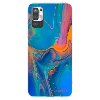 Picasee silikonowe przeźroczyste etui na Xiaomi Redmi Note 10 5G - Rainbow