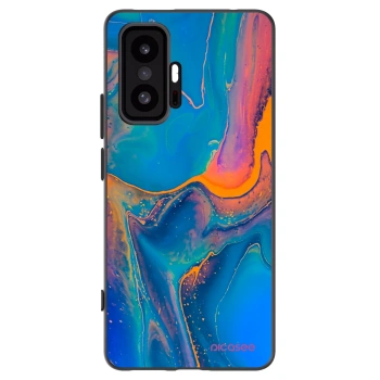 Picasee silikonowe czarne etui na Xiaomi 11T - Rainbow