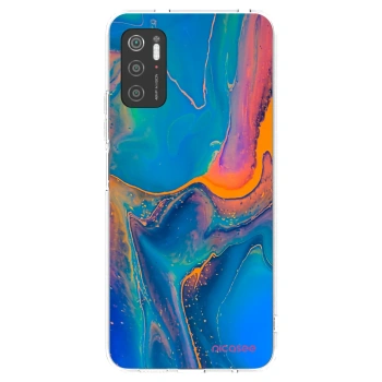Picasee silikonowe przeźroczyste etui na Xiaomi Poco M3 Pro 5G - Rainbow