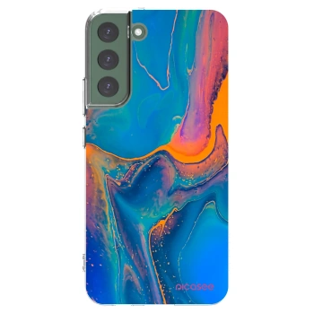 Picasee silikonowe przeźroczyste etui na Samsung Galaxy S22+ 5G - Rainbow