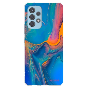 Picasee silikonowe przeźroczyste etui na Samsung Galaxy A53 5G A536 - Rainbow