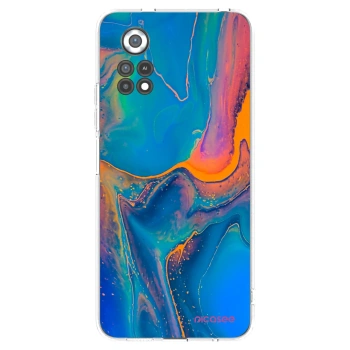 Picasee silikonowe przeźroczyste etui na Xiaomi Poco X4 Pro 5G - Rainbow
