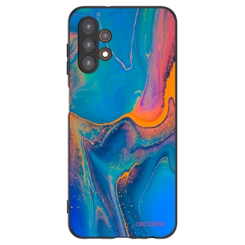 Picasee silikonowe czarne etui na Samsung Galaxy A13 4G A135 - Rainbow