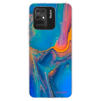 Picasee silikonowe przeźroczyste etui na Xiaomi Redmi 10C - Rainbow