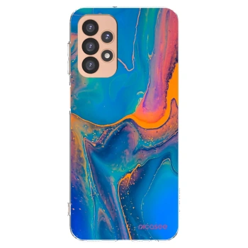 Picasee silikonowe przeźroczyste etui na Samsung Galaxy A23 A236B 5G - Rainbow