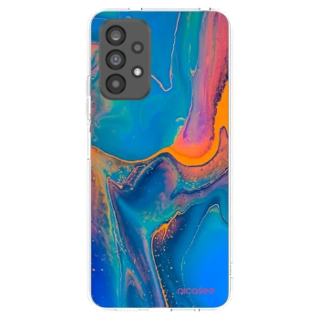 Picasee silikonowe przeźroczyste etui na Samsung Galaxy A73 5G - Rainbow
