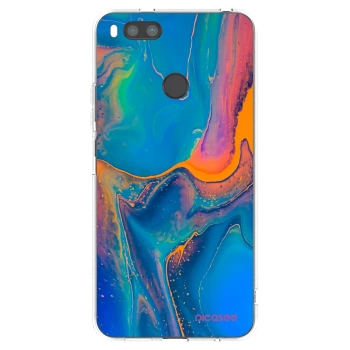 Picasee silikonowe przeźroczyste etui na Xiaomi Redmi A1 - Rainbow