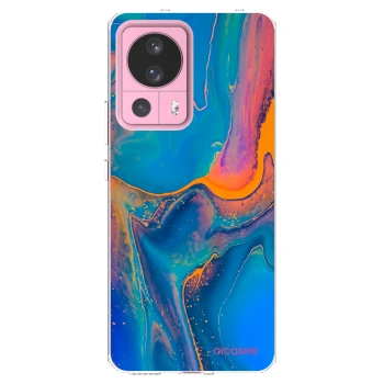 Picasee silikonowe przeźroczyste etui na Xiaomi 13 Lite - Rainbow