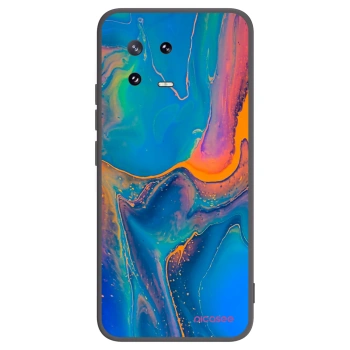 Picasee silikonowe czarne etui na Xiaomi 13 Pro - Rainbow