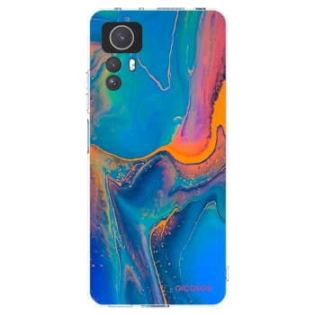 Picasee silikonowe przeźroczyste etui na Xiaomi Redmi Note 12S - Rainbow