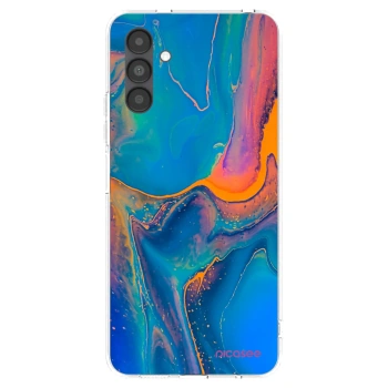 Picasee silikonowe przeźroczyste etui na Samsung Galaxy A04s A047F - Rainbow