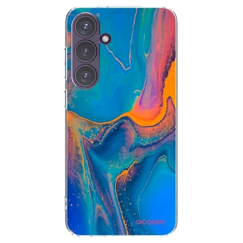 Picasee silikonowe przeźroczyste etui na Samsung Galaxy S24+ S926B 5G - Rainbow