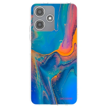 Picasee silikonowe przeźroczyste etui na Xiaomi Redmi 12 5G - Rainbow