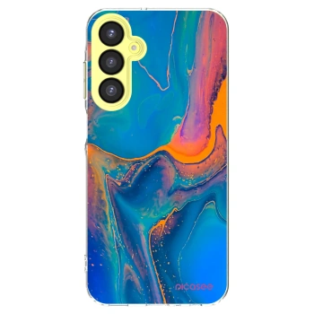 Picasee silikonowe przeźroczyste etui na Samsung Galaxy A25 A256B 5G - Rainbow