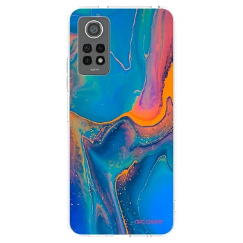 Picasee silikonowe przeźroczyste etui na Xiaomi Redmi Note 12 Pro 4G - Rainbow