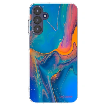 Picasee silikonowe przeźroczyste etui na Samsung Galaxy A15 A155F 4G - Rainbow