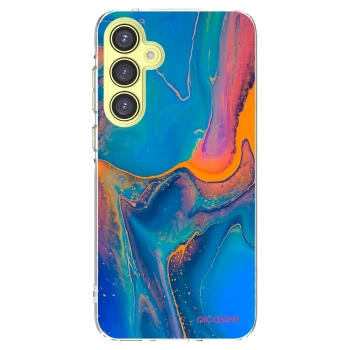 Picasee silikonowe przeźroczyste etui na Samsung Galaxy A35 5G A356B - Rainbow