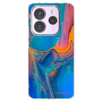 Picasee silikonowe przeźroczyste etui na Xiaomi Redmi Note 14 5G - Rainbow