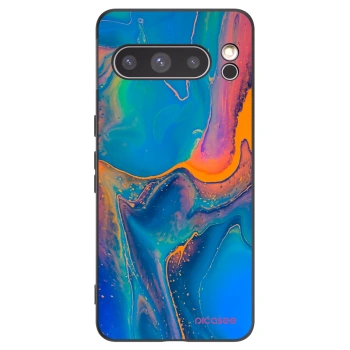Picasee silikonowe czarne etui na Google Pixel 8 Pro - Rainbow
