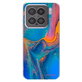 Picasee silikonowe przeźroczyste etui na Xiaomi 15 - Rainbow