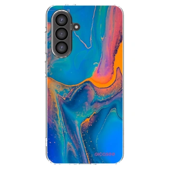 Picasee silikonowe przeźroczyste etui na Samsung Galaxy A56 5G A566B - Rainbow