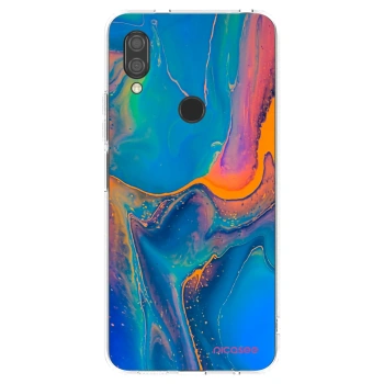 Picasee silikonowe przeźroczyste etui na Xiaomi Redmi 7 - Rainbow