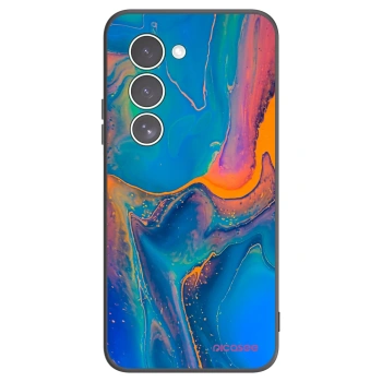 Picasee silikonowe czarne etui na Xiaomi Redmi 15 5G - Rainbow