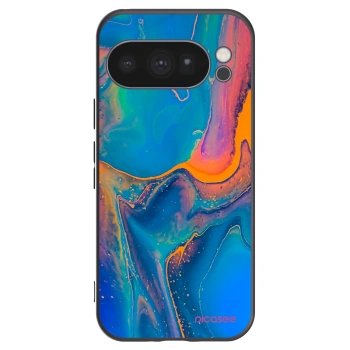 Picasee silikonowe czarne etui na Google Pixel 10 Pro - Rainbow