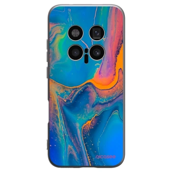 Picasee silikonowe czarne etui na Honor Magic8 Pro 5G - Rainbow