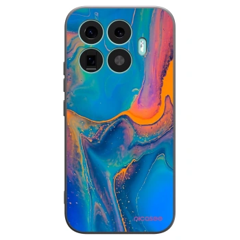 Picasee silikonowe czarne etui na Xiaomi 17T - Rainbow