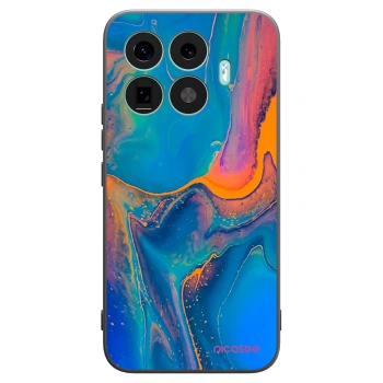 Picasee silikonowe czarne etui na Xiaomi 17T Pro - Rainbow