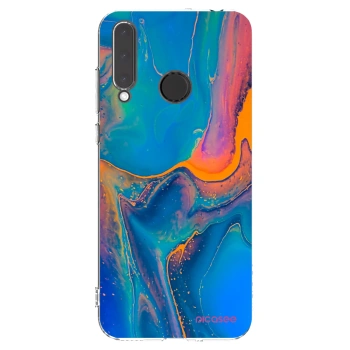 Picasee silikonowe przeźroczyste etui na Honor 20 Lite - Rainbow