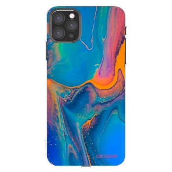 Picasee silikonowe przeźroczyste etui na Apple iPhone 11 Pro Max - Rainbow