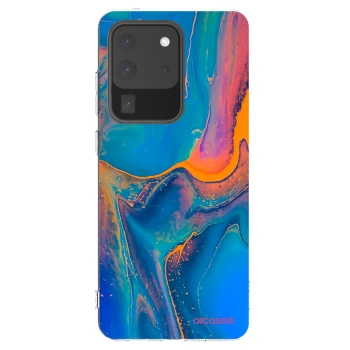 Picasee silikonowe przeźroczyste etui na Samsung Galaxy S20 Ultra 5G G988F - Rainbow