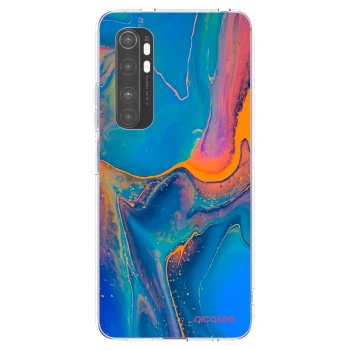 Picasee silikonowe przeźroczyste etui na Xiaomi Mi Note 10 Lite - Rainbow