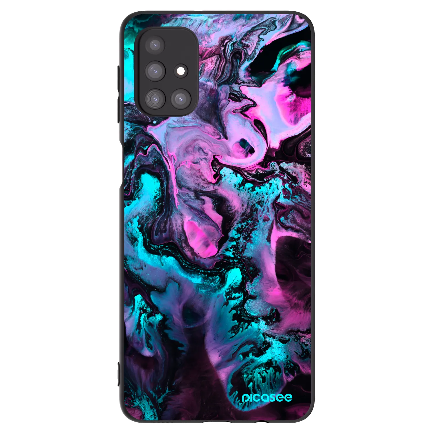Picasee silikonowe czarne etui na Samsung Galaxy M31s - Lean