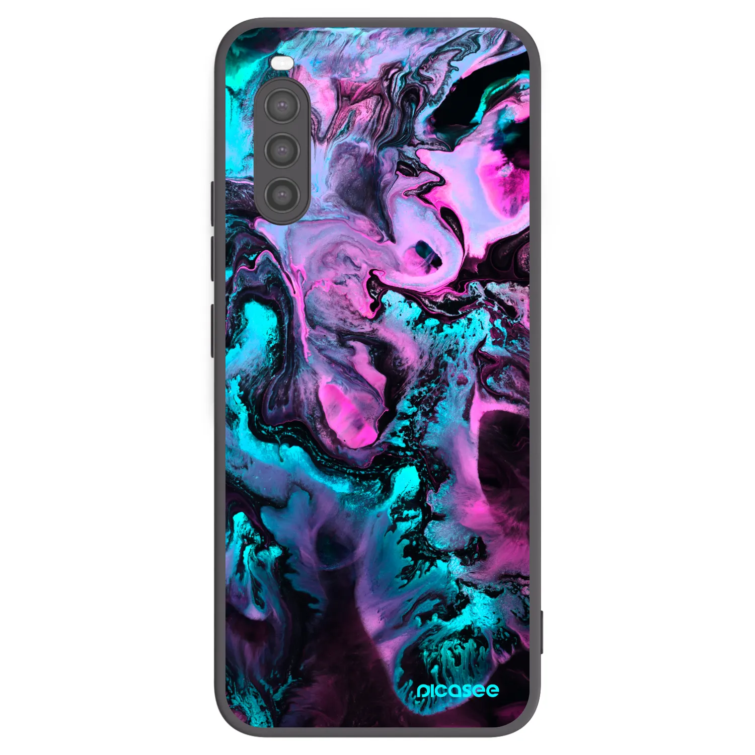 Picasee silikonowe czarne etui na Sony Xperia 10 II - Lean