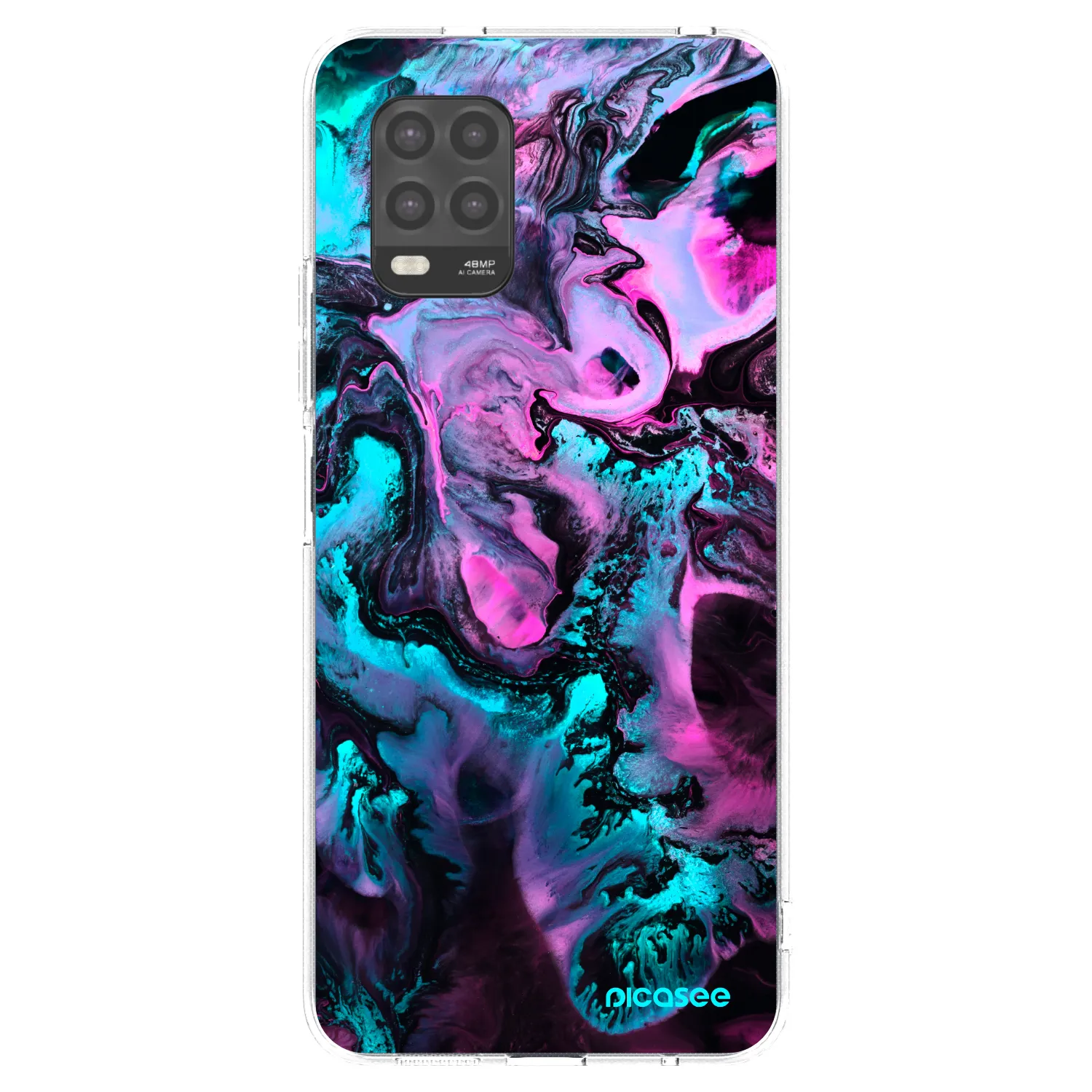 Picasee silikonowe przeźroczyste etui na Xiaomi Mi 10 Lite - Lean