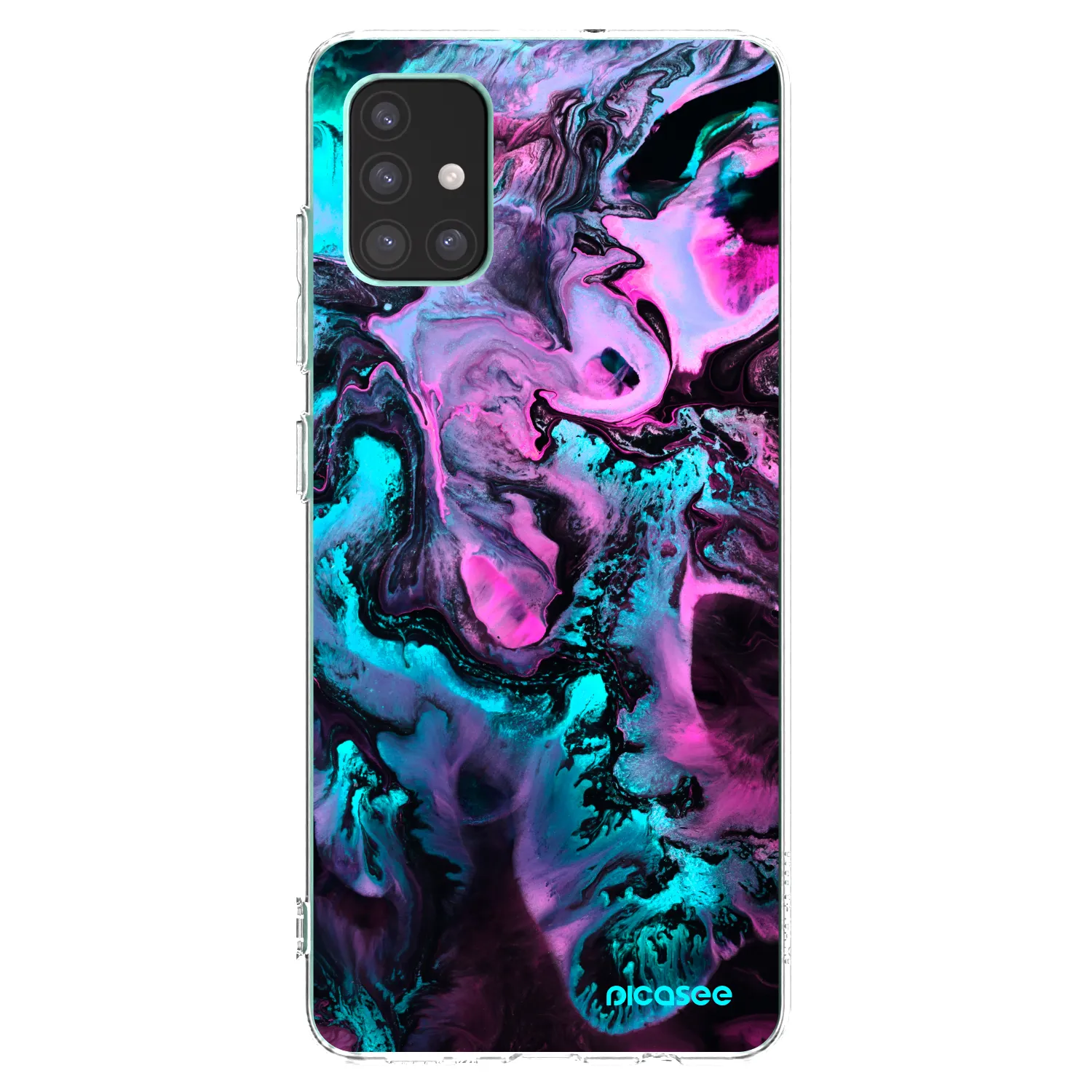 Picasee silikonowe przeźroczyste etui na Samsung Galaxy M51 M515F - Lean