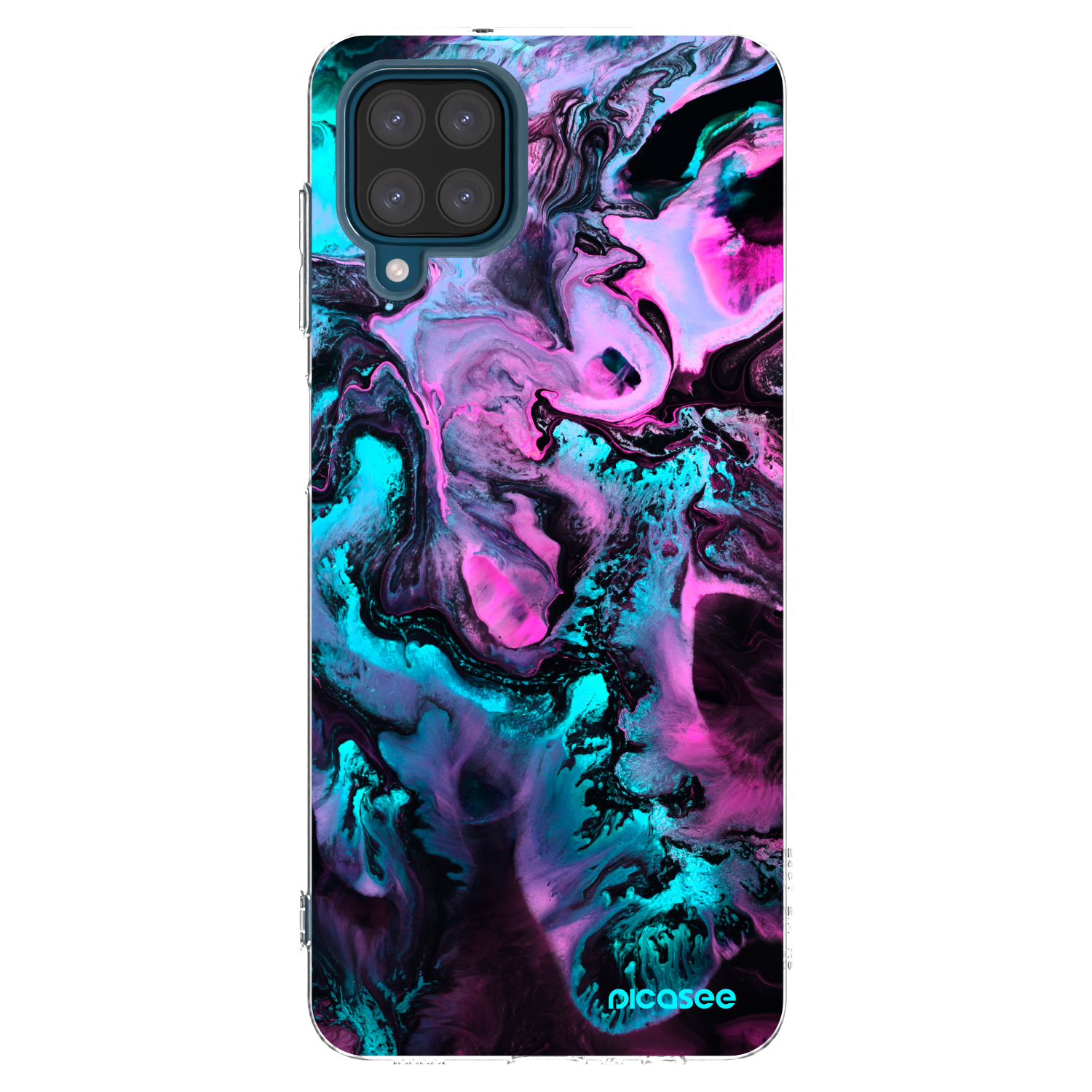 Picasee silikonowe przeźroczyste etui na Samsung Galaxy A12 A125F - Lean