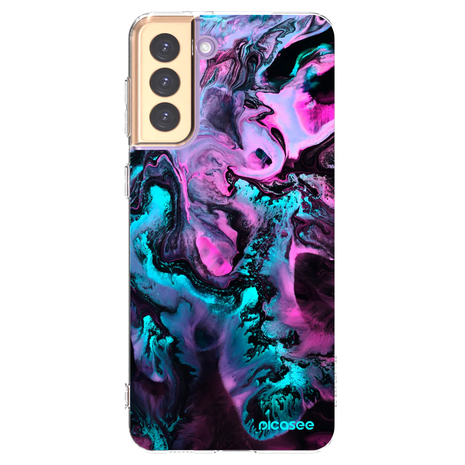 Picasee silikonowe przeźroczyste etui na Samsung Galaxy S21+ 5G G996F - Lean