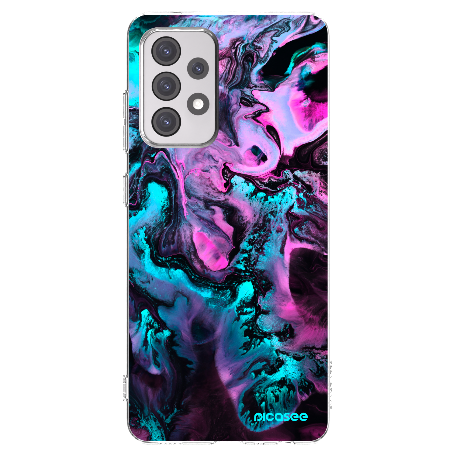 Picasee silikonowe przeźroczyste etui na Samsung Galaxy A52 5G A525F - Lean