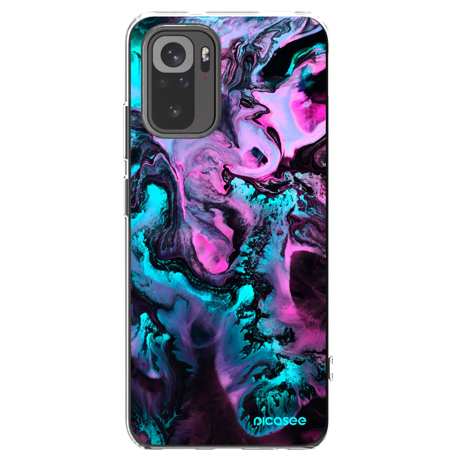 Picasee silikonowe przeźroczyste etui na Xiaomi Redmi Note 10S - Lean
