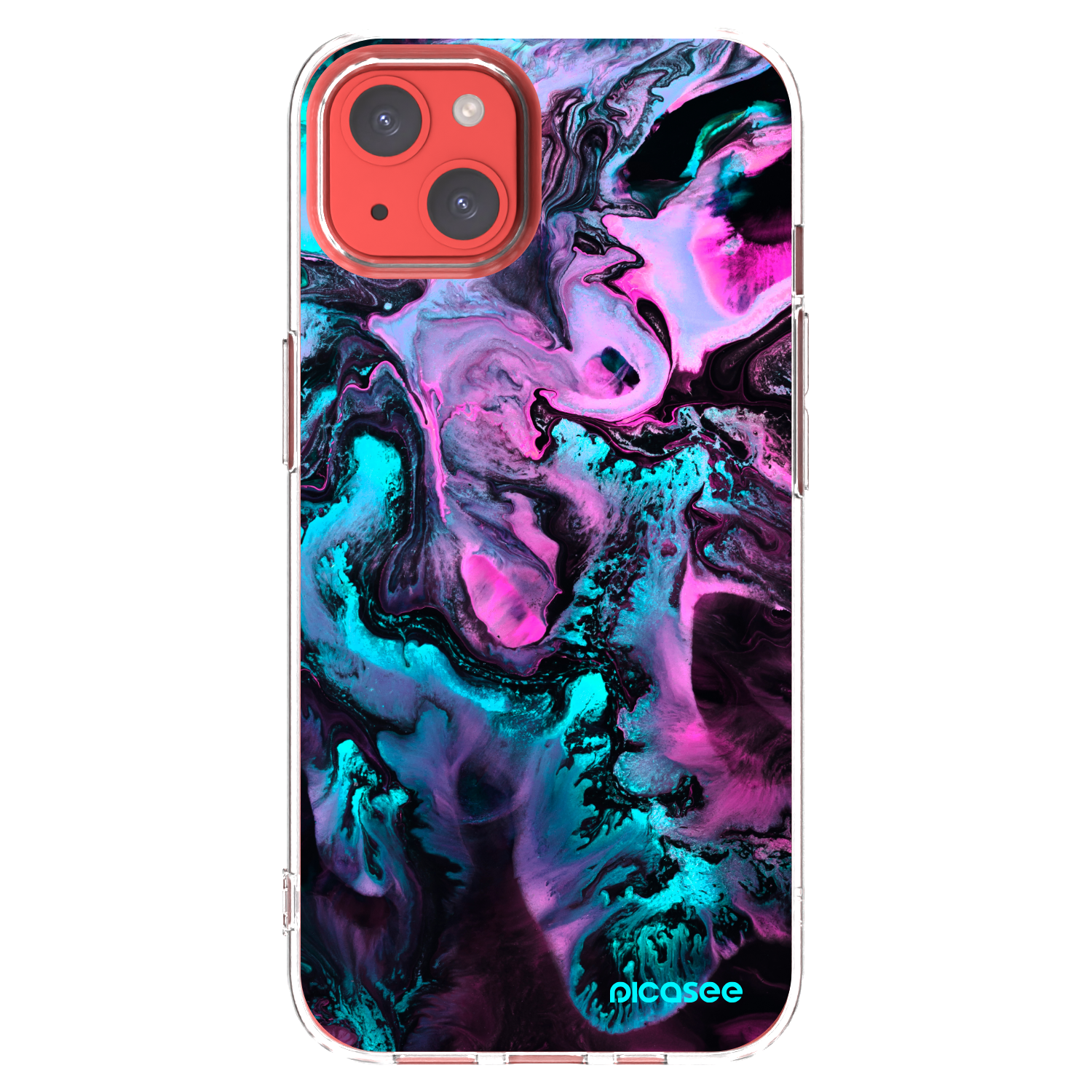 Picasee silikonowe przeźroczyste etui na Apple iPhone 13 - Lean