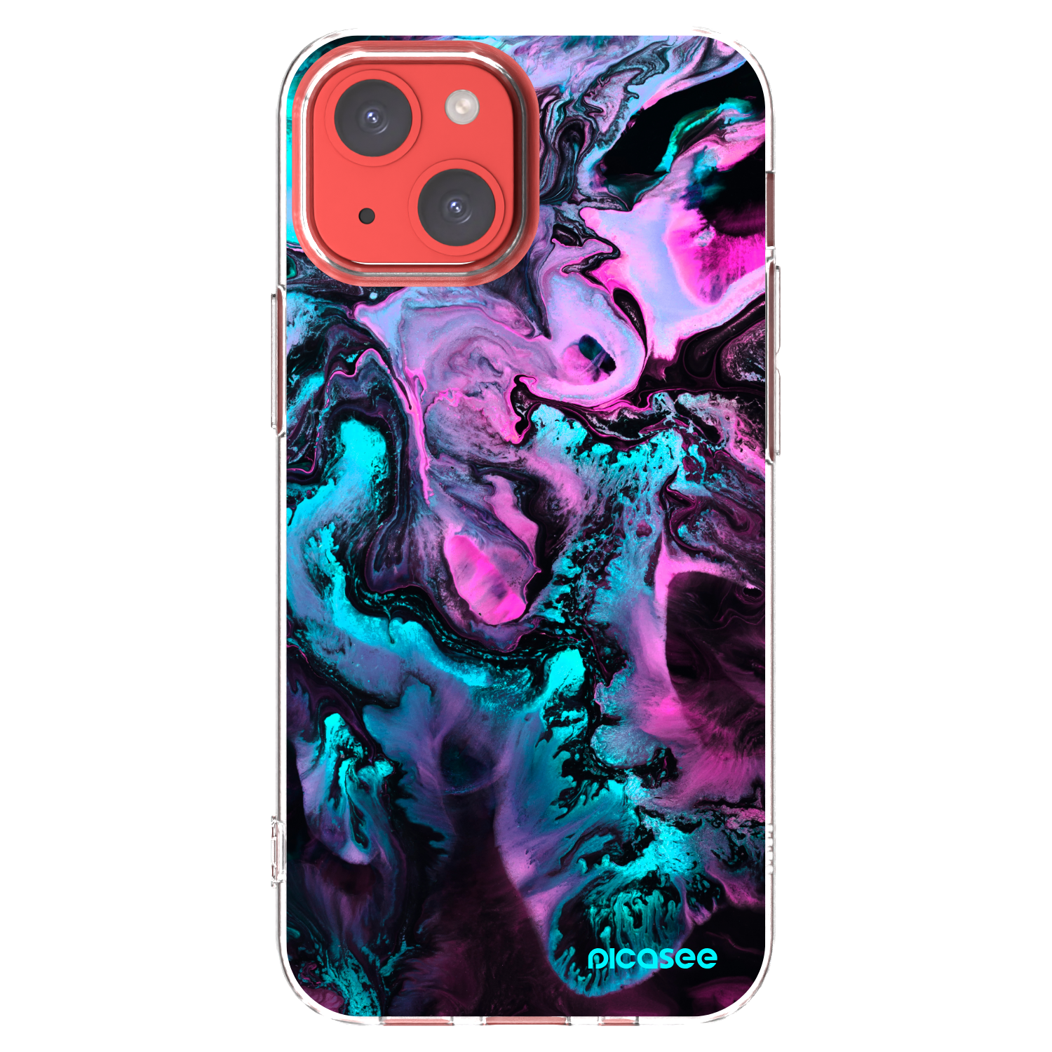Picasee silikonowe przeźroczyste etui na Apple iPhone 13 mini - Lean