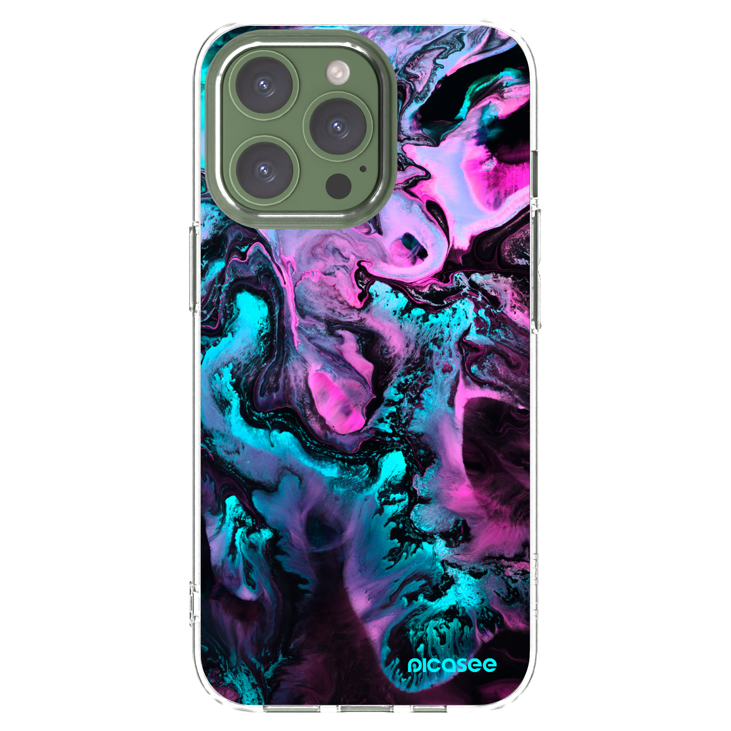 Picasee silikonowe przeźroczyste etui na Apple iPhone 13 Pro - Lean