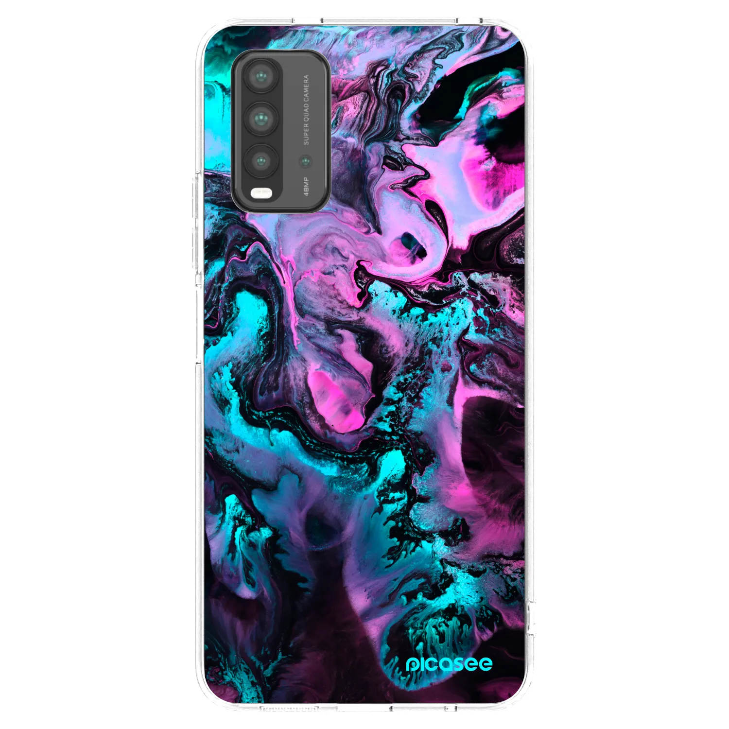 Picasee silikonowe przeźroczyste etui na Xiaomi Redmi 9T - Lean