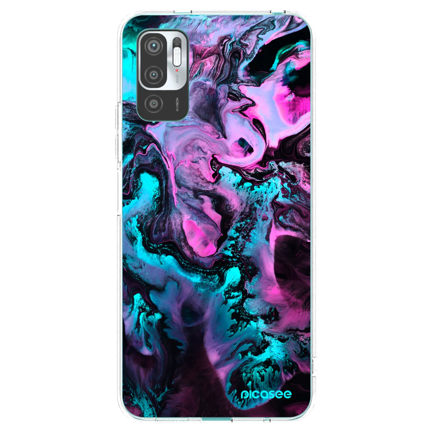 Picasee silikonowe przeźroczyste etui na Xiaomi Redmi Note 10 5G - Lean