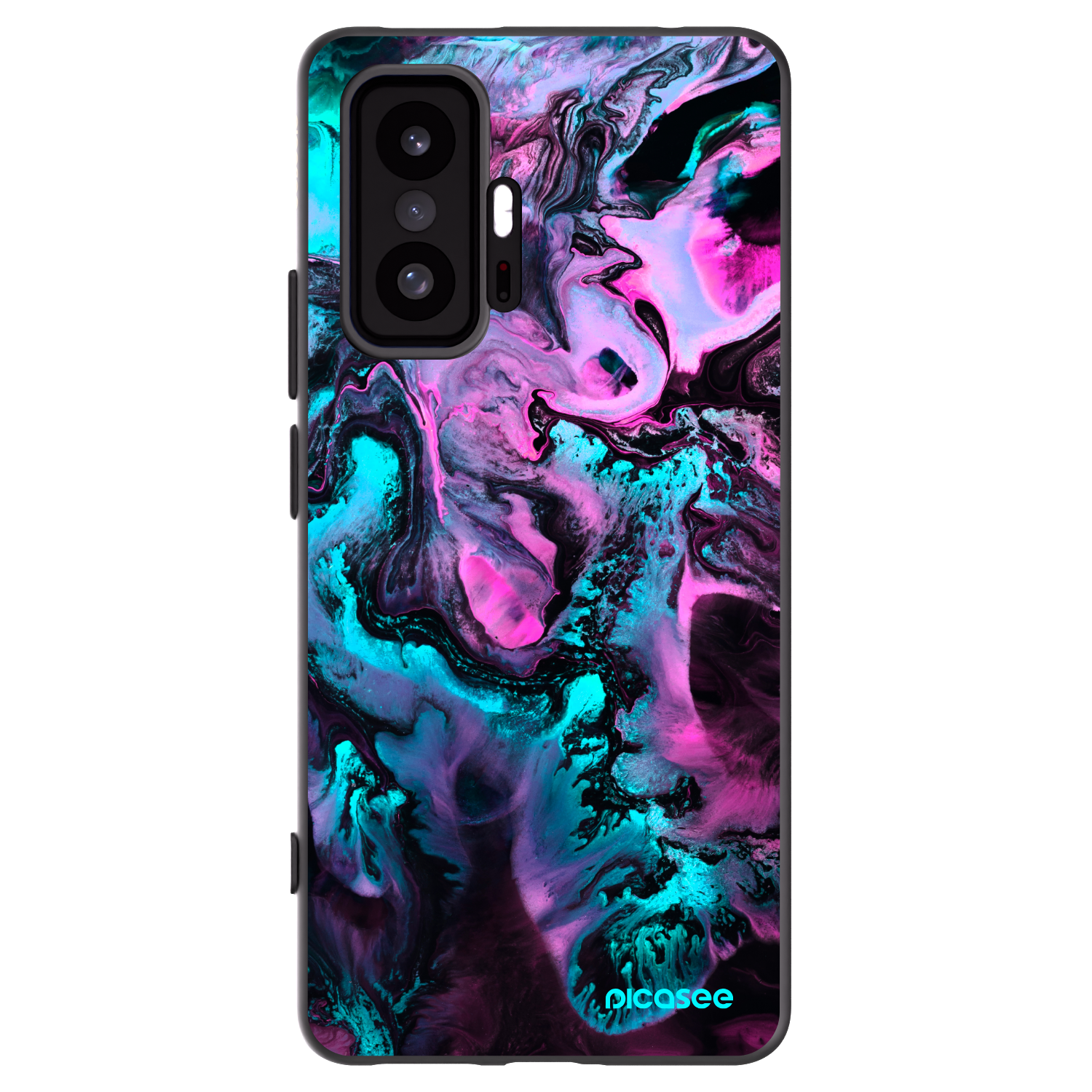 Picasee silikonowe czarne etui na Xiaomi 11T - Lean