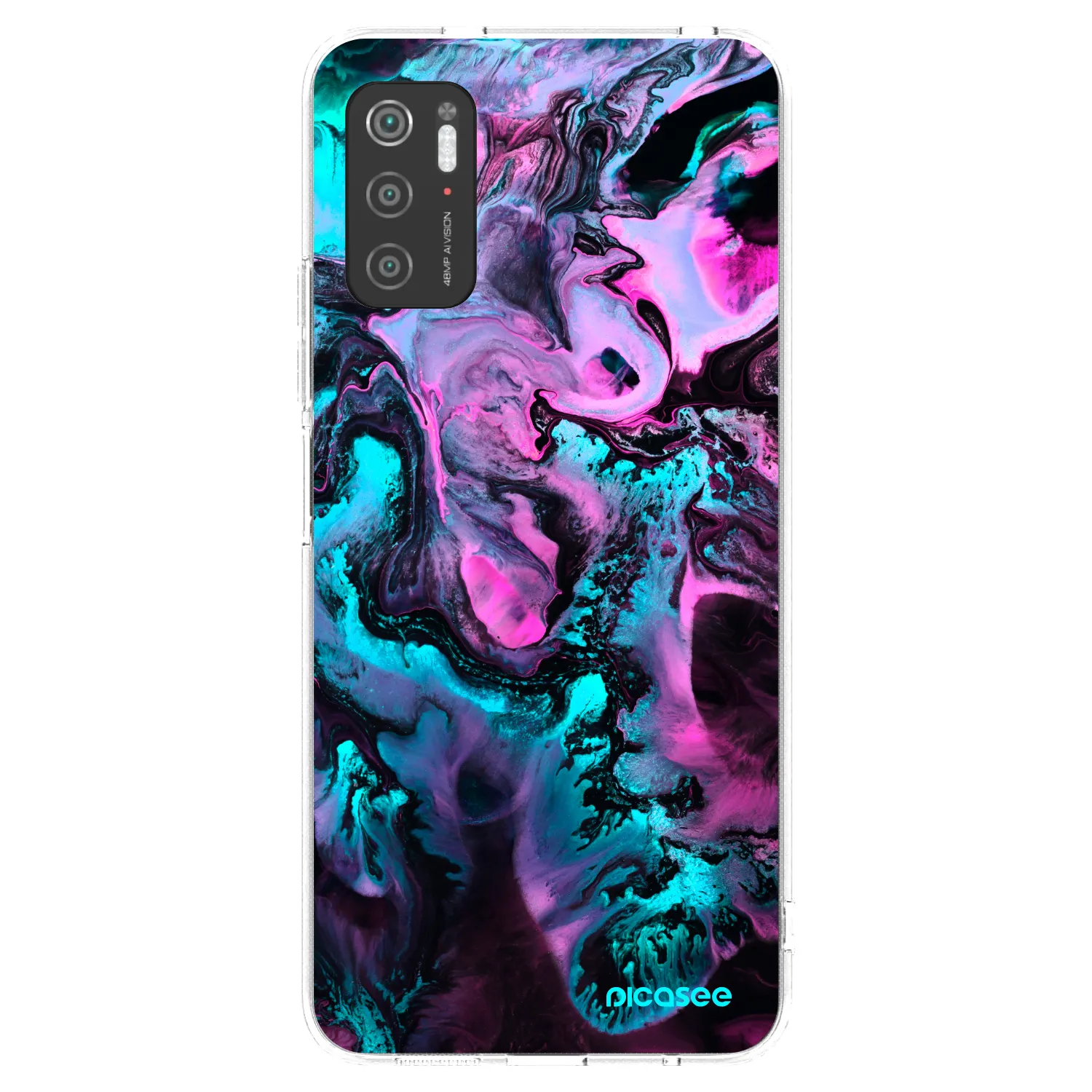 Picasee silikonowe przeźroczyste etui na Xiaomi Poco M3 Pro 5G - Lean